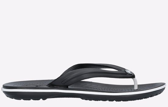 Crocs Crocband Flip Croslite-Gummisvarta Tofflor - Image 1
