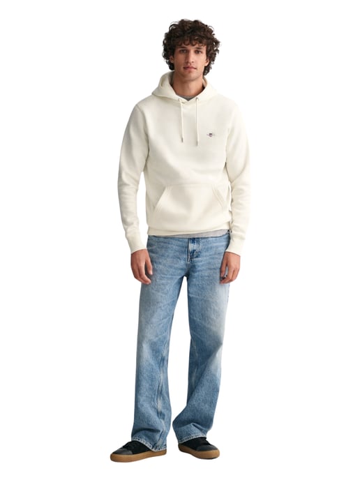 GANT Mens Regular Fit Shield Logo Pullover Hoodie - Image 4