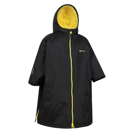 Mountain Warehouse Childrens/Kids Tidal Waterproof Robe (Jet Black)