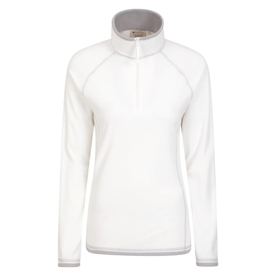 Mountain Warehouse Dames/Dames Montana Half Zip Fleece Top (Beige) - Image 1