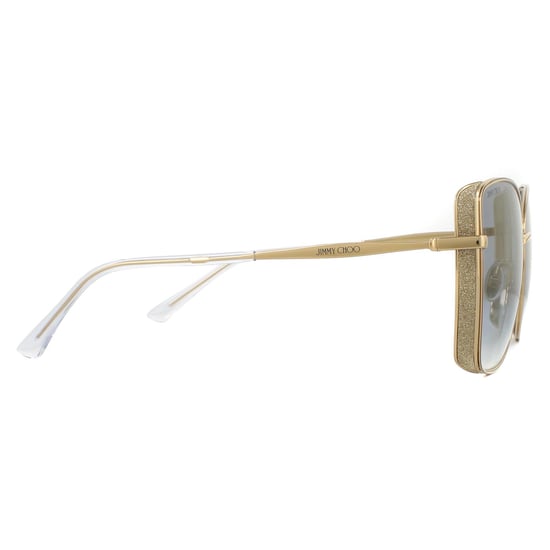 Jimmy Choo Sunglasses ALEXIS/S 000 1V Rose Gold Blue Gradient