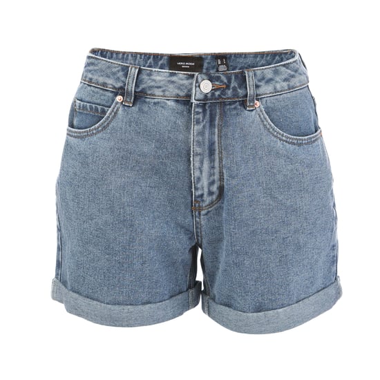 Women's Vero Moda Zuri High Rise Loose Denim Shorts in Denim - Image 1