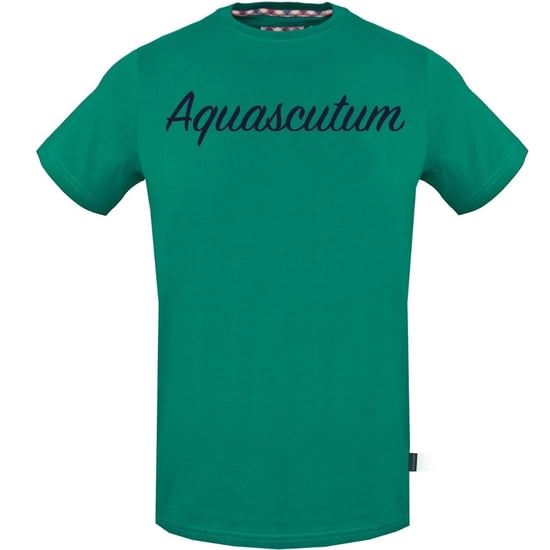 Aquascutum Signature Logo Grön T-shirt - Image 1