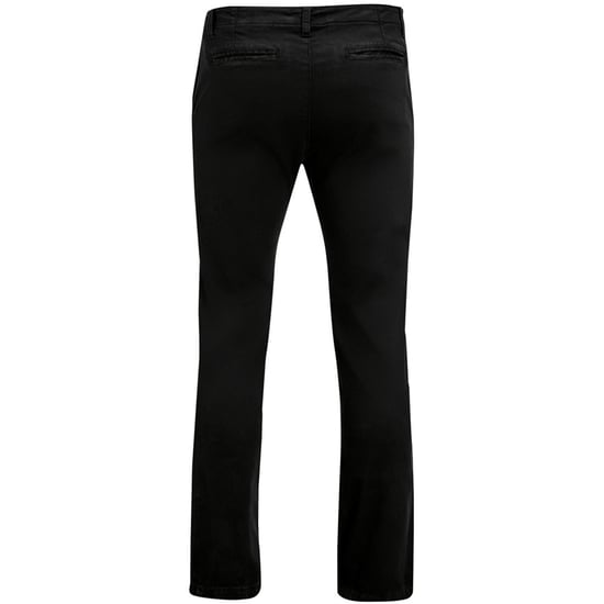 SOLS Mens Jules Chino Trousers (Black)