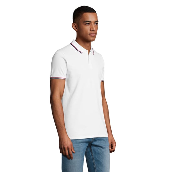 SOLS Heren Prestige Poloshirt (Wit) - Image 3