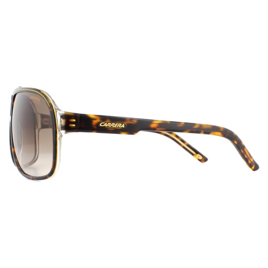Carrera Aviator Mens Havana Brown Gradient Sunglasses