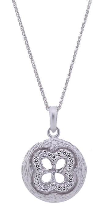 Orphelia Women's 925 Sterling Silver Chain with Pendant - Silver ZH-4870