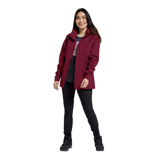 Mountain Warehouse Womens/Ladies Rainforest II Extreme Waterproof Jacket (Burgundy)