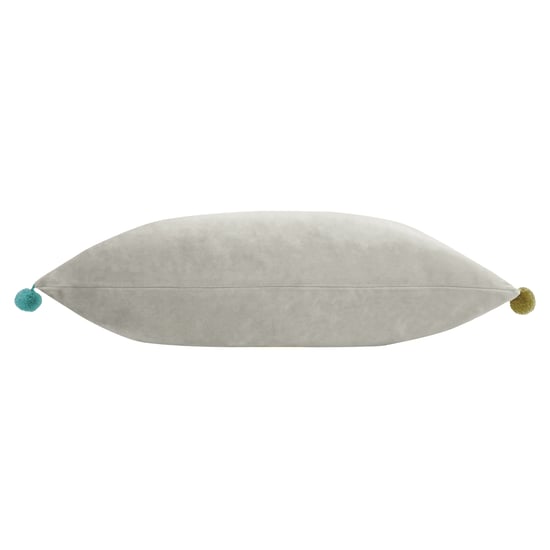 Paoletti Fiesta Velvet Pom Pom Trimmed Cushion Cover - Image 2