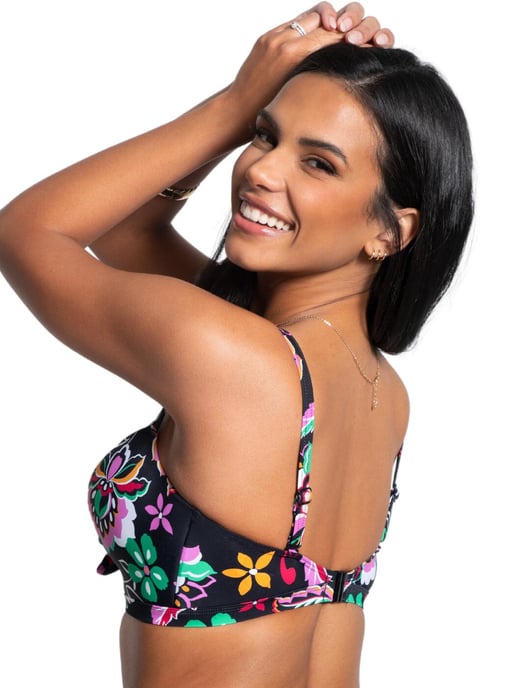 Pour Moi Sunshine Padded Underwired Tie Bikini Top