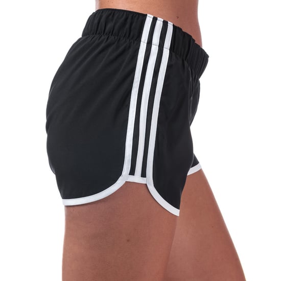 Women's adidas M10 Icon 4 Inch Shorts in Black-White - Image 4
