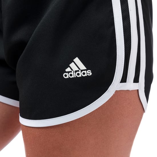 Women's adidas M10 Icon 4 Inch Shorts in Black-White - Image 6
