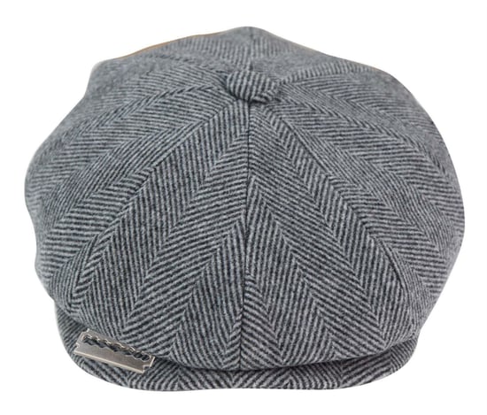 Mens Peaky Blinders Tweed Hat With Razor Blade