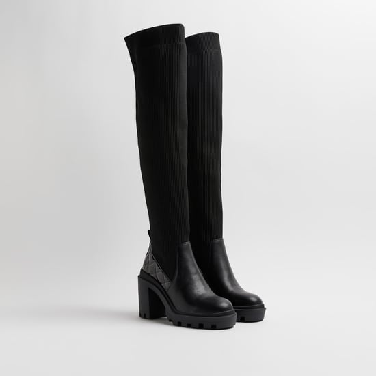 River Island Womens Platform Boots - Black