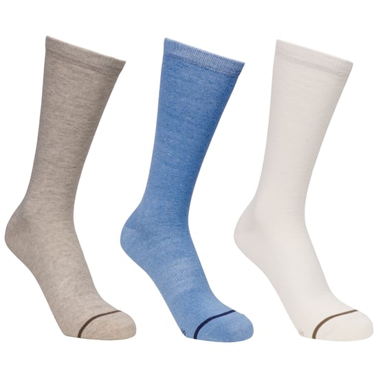 Trespass Unisex Vuxna Heathan-strumpor (Förpackning med 3) (Havremjölk/Kräm/Stormblå) - Image 1