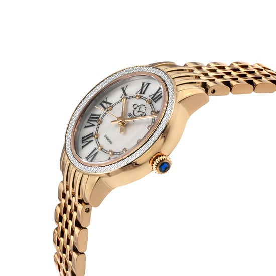 Astor III MOP Dial Swiss Quartz Stainless Steel Diamond Watch - Image 2