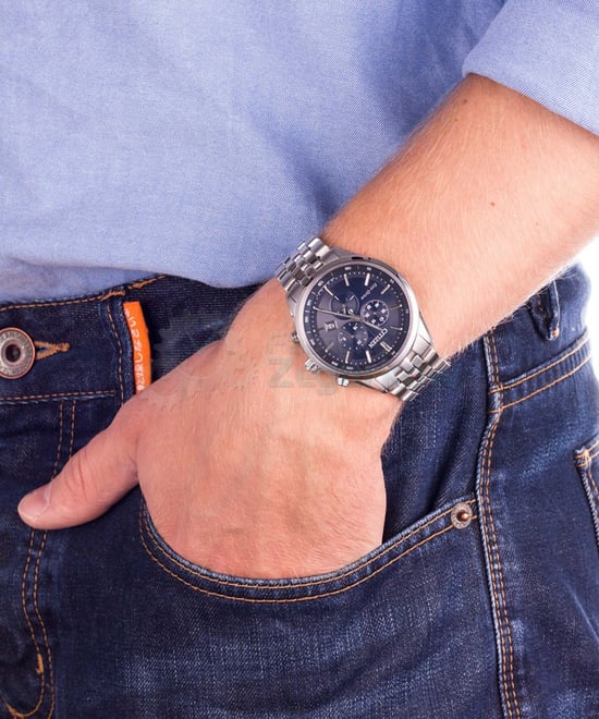 Citizen Men's Silver Watch AT2141-52L - Image 4