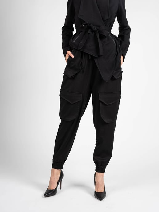 La Haine Inside Us Trousers Tapachula Woman's Black - Image 4