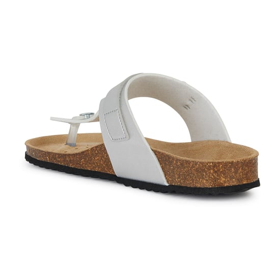 Geox D Brionia Metall Syntet Polyuretan Dam Silver Sandaler - Image 6