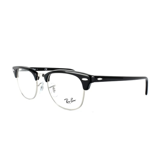 Ray-Ban Ronde Glanzend Zwarte Unisex Vrouwen Bril Monturen - Image 2