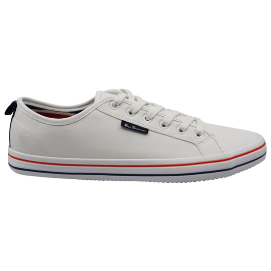 Ben Sherman Lowell Mens White Plimsolls
