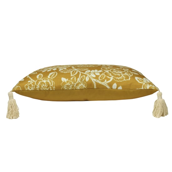 Paoletti Somerton Floral Tasselled Cushion Cover - Image 3