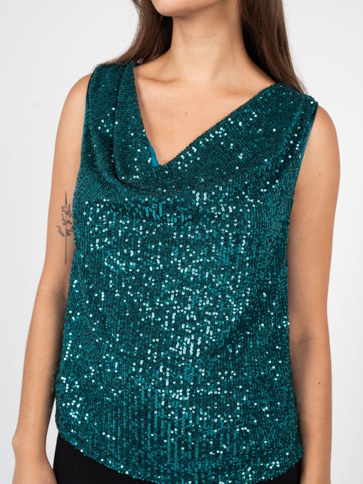 Liu Jo Top Woman's Green - Image 4