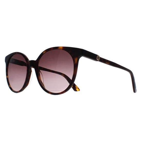 Gucci Ronde Dames Donker Havana Bruin Gradiënt GG0488S - Image 2