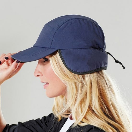 Beechfield Unisex Mountain Waterproof & Breathable Baseball Cap (Navy)