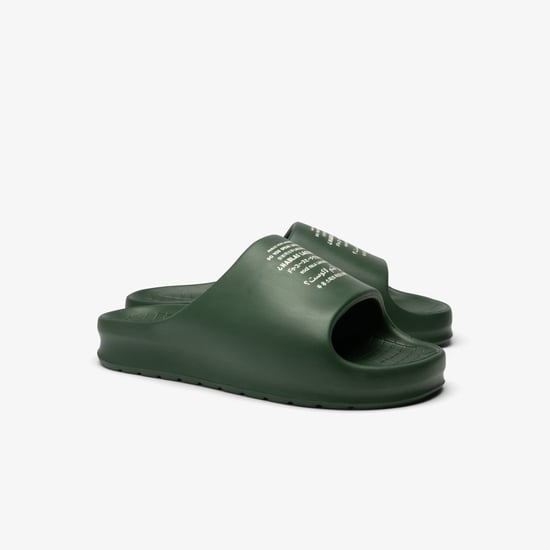 Men's Lacoste Serve 2.0 Sliders in Green