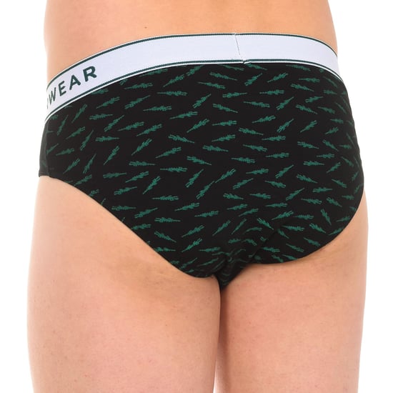 Pack-3 Men's Printed Breathable Fabric Slips KL3005