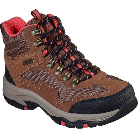 Skechers Womens Trego Base Camp Leather Mid Walking Boots