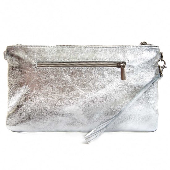 PURAPIEL BAG PURBAG11 IN SILVER