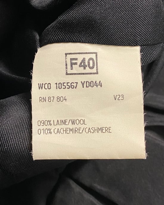 Yves Saint Laurent Rive Gauche Evening Blazer in Black Wool - Image 5