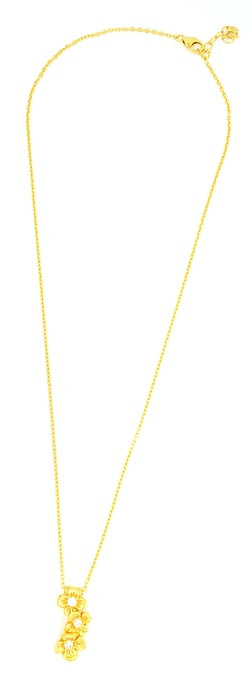 Orphelia Women's 925 Sterling Silver Chain with Pendant - Gold ZH-6018/2 - Image 3