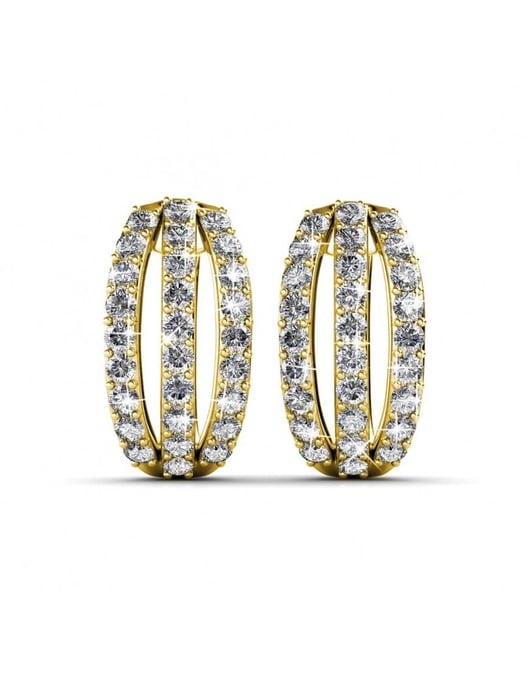 Elegante oorbellen - Oostenrijks kristal - Image 3