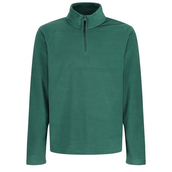 Regatta Mens Micro Zip Neck Fleece Top (Bottle Green)