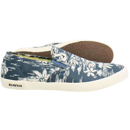 Seavees Baja Beachcomber Herr Navy Plimsolls - Image 4