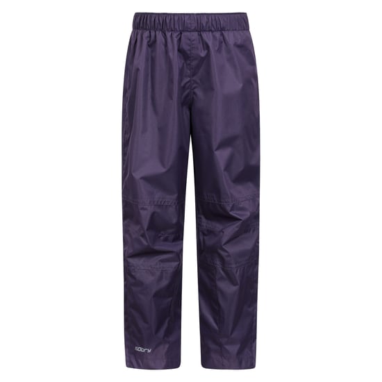 Mountain Warehouse Childrens/Kids Spray II Waterproof Over Trousers (Purple) - Image 1