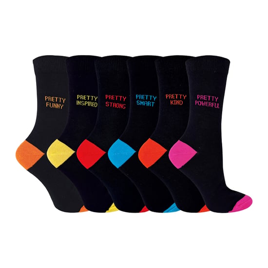 Set van 6 leuke mooie sokken voor dames - Hiel & Teen - Image 1