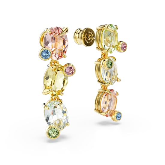 Swarovski 'Gema' Dames Goudkleurige Metaal Dangle Oorbellen - Goud 5714815 - Image 3