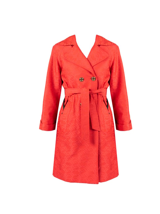 Pinko Trenchcoat Tandil Dam Röd - Image 1