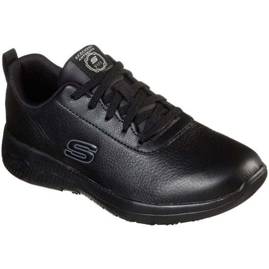Skechers Womens Marsing Gmina Slip Resistant Leather Shoes - Image 1