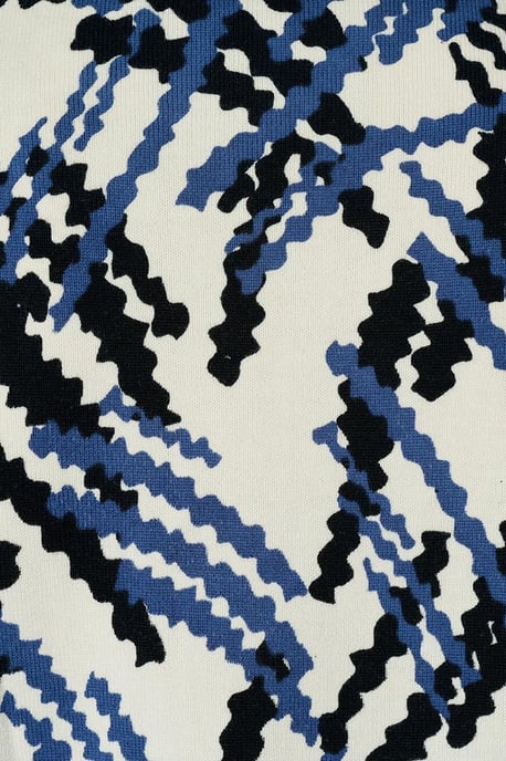 Mylah Print Top Offwhite / Blauw