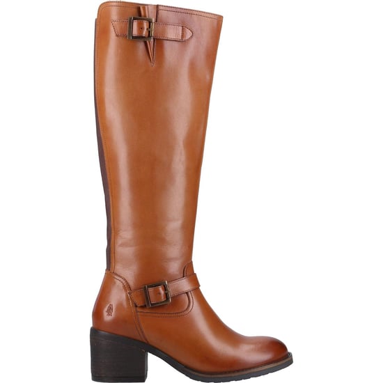 Hush Puppies Heidi Leather Women's Tan Leather Boots - Image 4