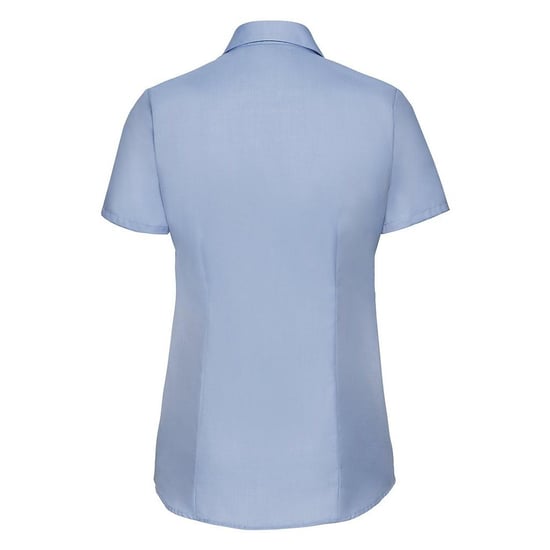 Russell Dames/dames Visgraat Werkshirt met korte mouwen (Lichtblauw) - Image 2