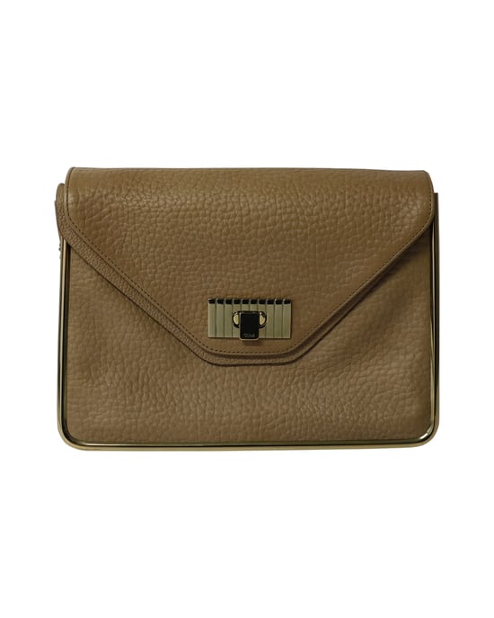 Chloe Sally Shoulder Bag in Caramel Brown Leather - Image 1