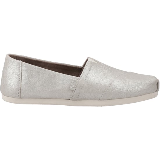 TOMS Alpargata with Cloudbound Leather Women's Silver Espadrilles - Image 5