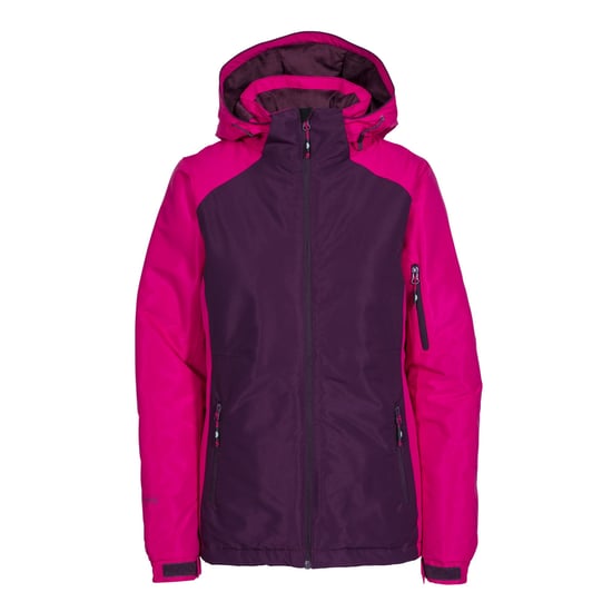Trespass Womens/Ladies Sheelin Touch Fastening Hooded Ski Jacket (Potent Purple) - Image 1