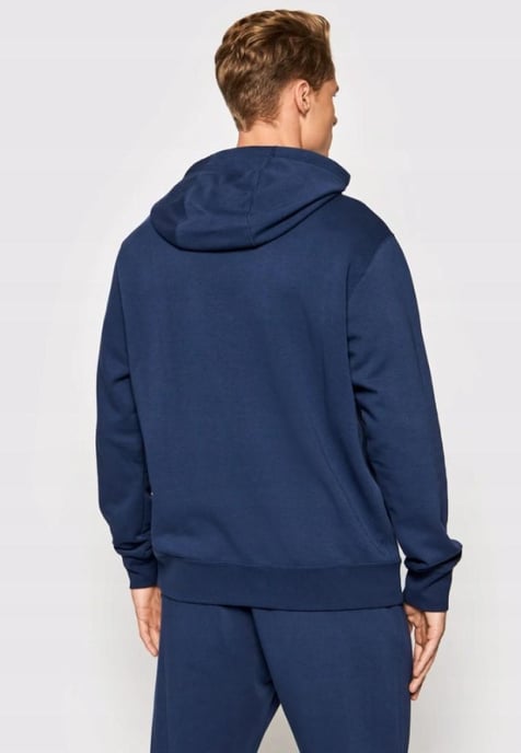 Nike Mens Sportswear Fleece Hoodie in Navy - Image 2